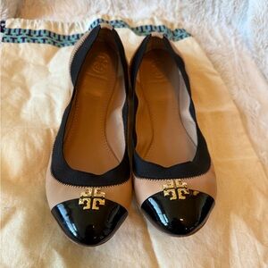 Tory Burch Jolie Cap Toe Ballet Flats